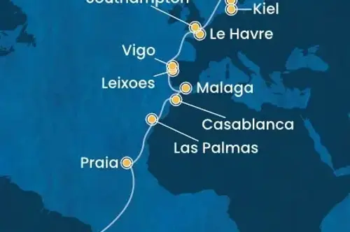 Маршрут круиза