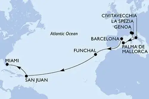 Маршрут круїзу