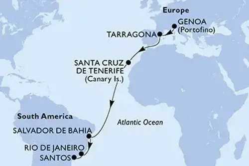 Маршрут круїзу