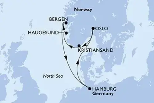 Маршрут круиза