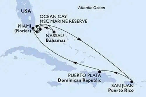 Cruise itinerary