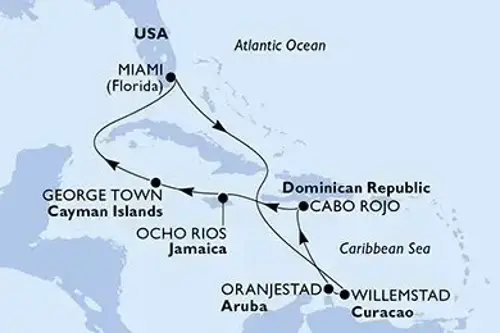 Маршрут круиза