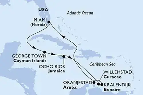 Маршрут круиза