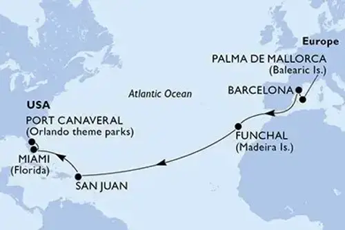 Маршрут круїзу