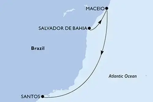 Cruise itinerary