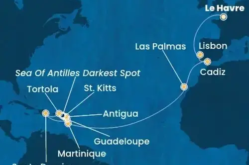 Маршрут круиза