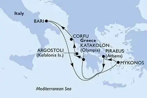 Маршрут круїзу