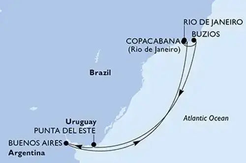 Маршрут круїзу