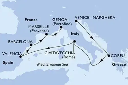 Маршрут круїзу