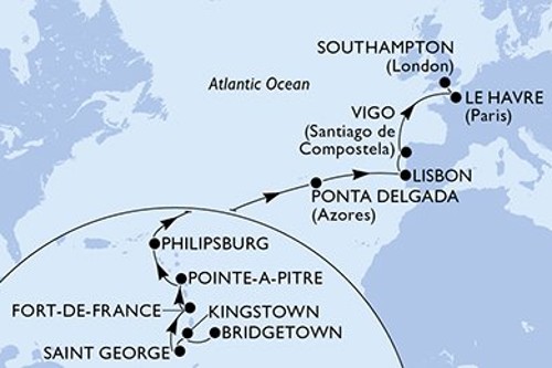 Маршрут круїзу