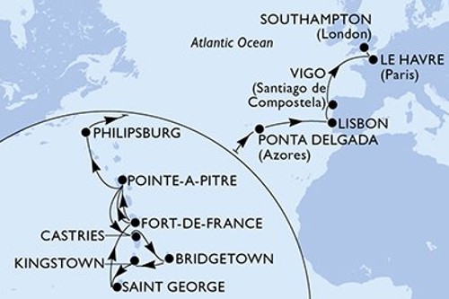 Маршрут круїзу