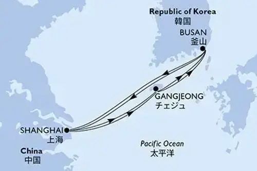 Маршрут круиза