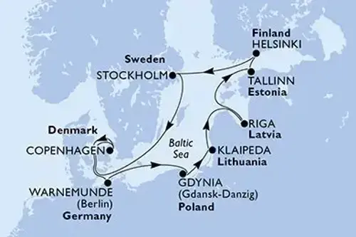 Маршрут круїзу