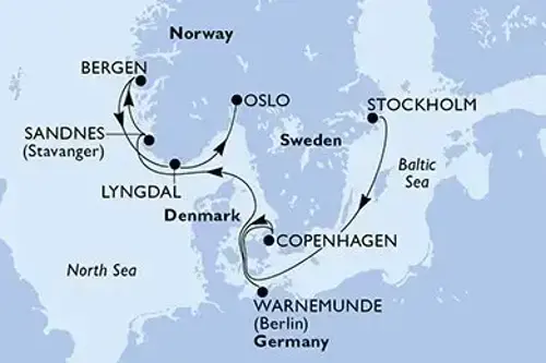 Маршрут круїзу