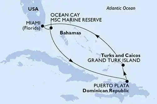 Маршрут круиза