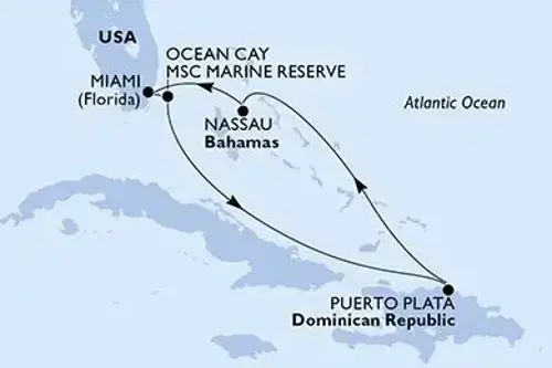 Cruise itinerary