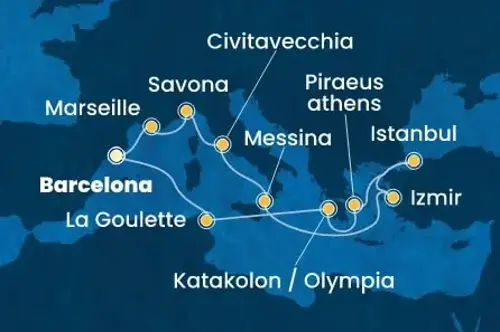 Маршрут круиза