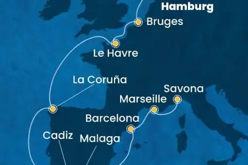 Маршрут круиза