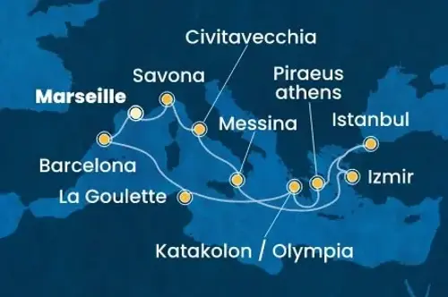 Маршрут круиза