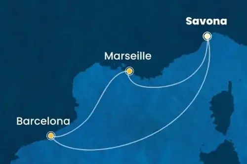 Маршрут круиза