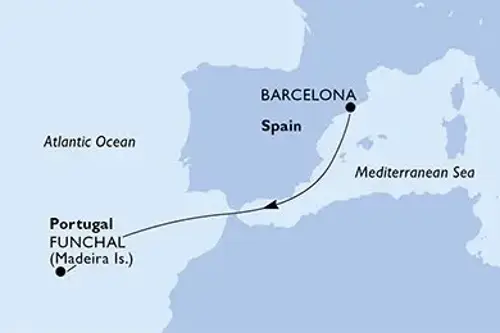 Маршрут круиза