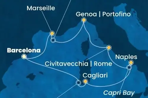 Маршрут круиза