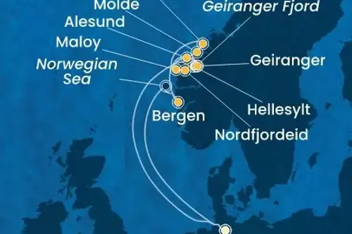 Маршрут круиза