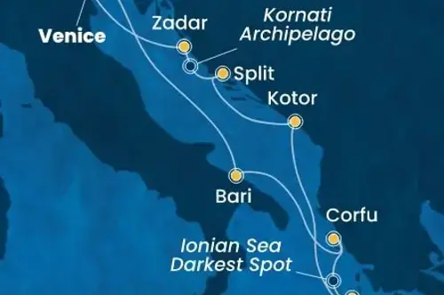 Маршрут круиза