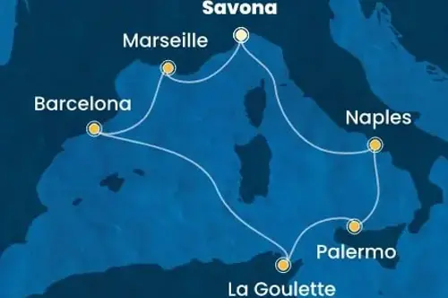 Маршрут круиза