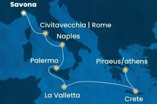 Маршрут круиза