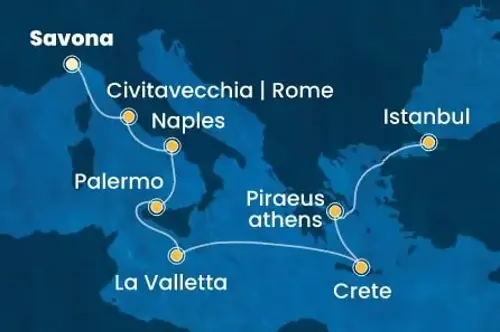 Маршрут круиза