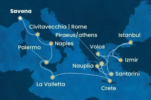 Маршрут круиза