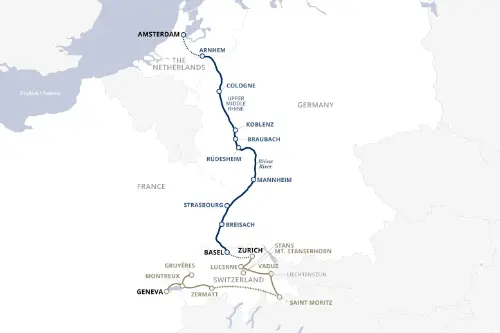 Маршрут круиза