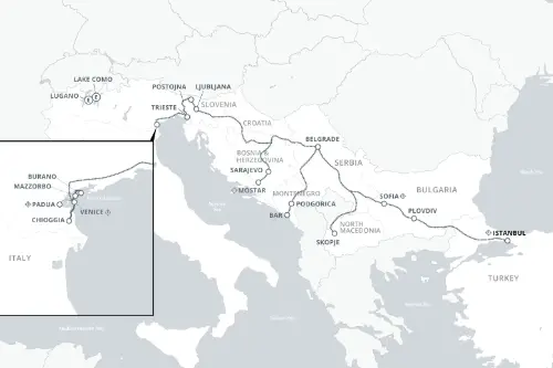 Маршрут круиза