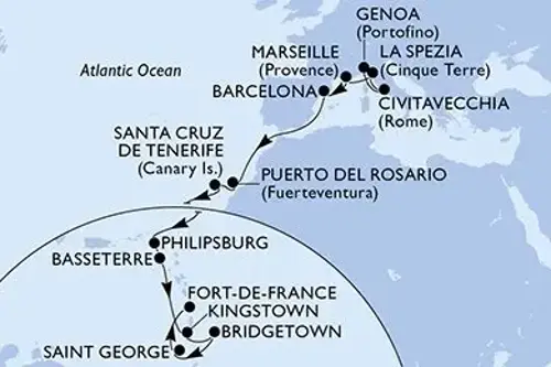 Маршрут круїзу