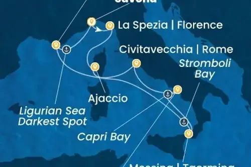 Cruise itinerary