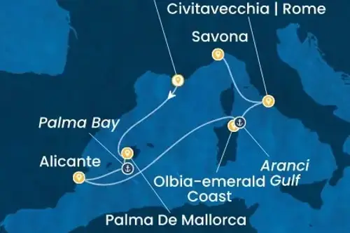 Cruise itinerary