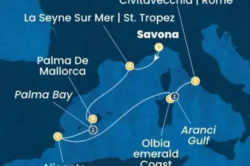 Cruise itinerary