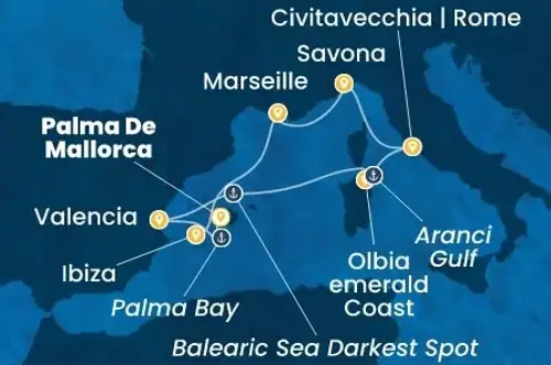 Cruise itinerary