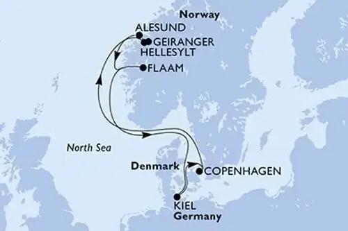 Cruise itinerary