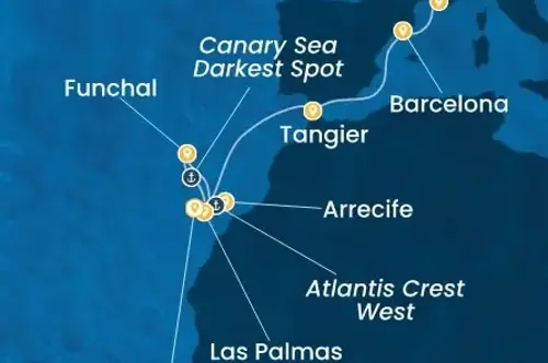 Cruise itinerary