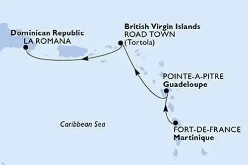 Cruise itinerary
