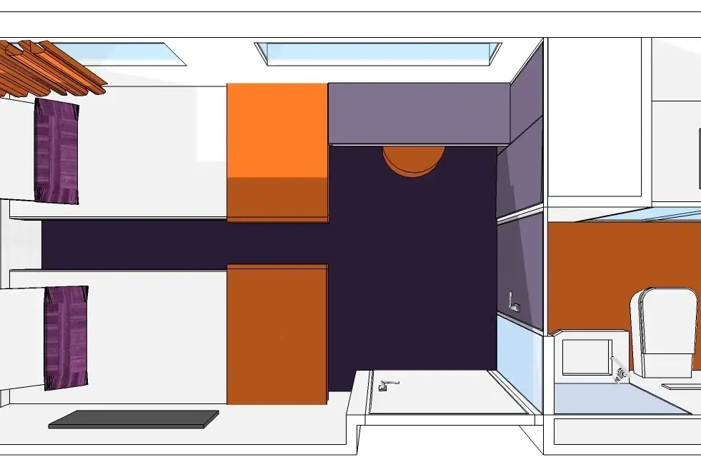 CroisiErurope MS Raymonde - Doubel Cabin, Floorplan.webp