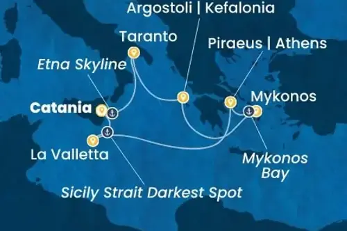 Cruise itinerary