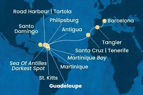 Cruise itinerary