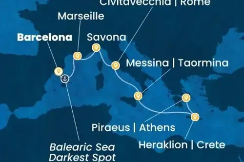 Cruise itinerary