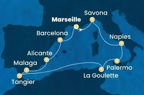 Cruise itinerary