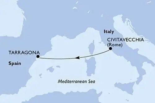 Cruise itinerary
