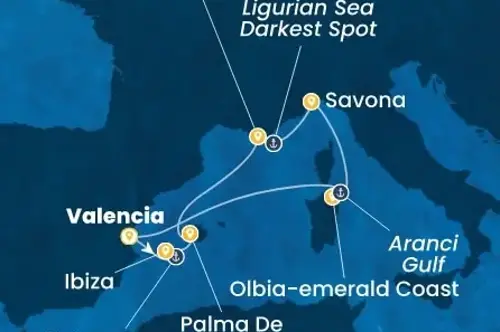 Cruise itinerary