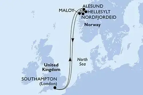 Маршрут круиза